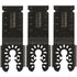 Dremel 3-Piece Universal 1-1/4" Carbide Flush Cutting Oscillating Multi-Tool Blade